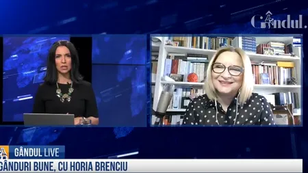 GÂNDUL LIVE. Cristina Stănciulescu, realizator „Gânduri Bune”: M-am gândit că aceste interviuri vor aduce un lucru important în viețile oamenilor