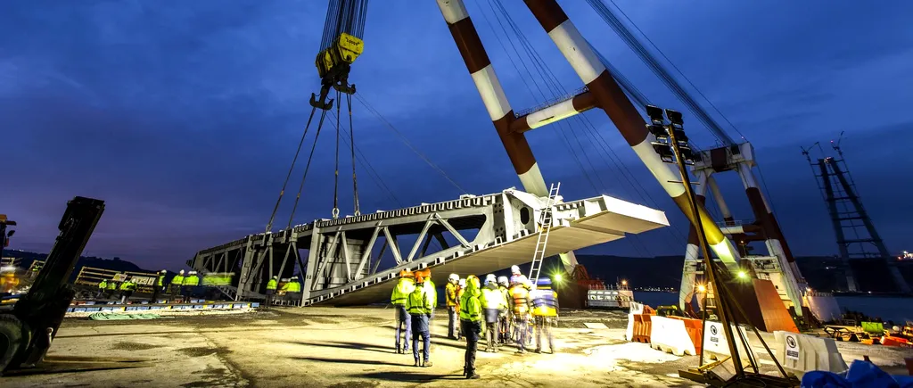 Cel mai mare pod rutier din lume se construiește în Turcia. O companie din România participă la proiect - GALERIE FOTO