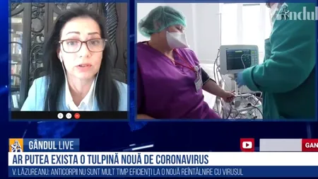 Voichița Lăzureanu, medic infecționist și candidat la Primăria Timișoarei, vorbește la GÂNDUL LIVE despre evoluția pandemiei: Numărul pacienților ATI este în creștere iar vârsta medie este mai mică - VIDEO
