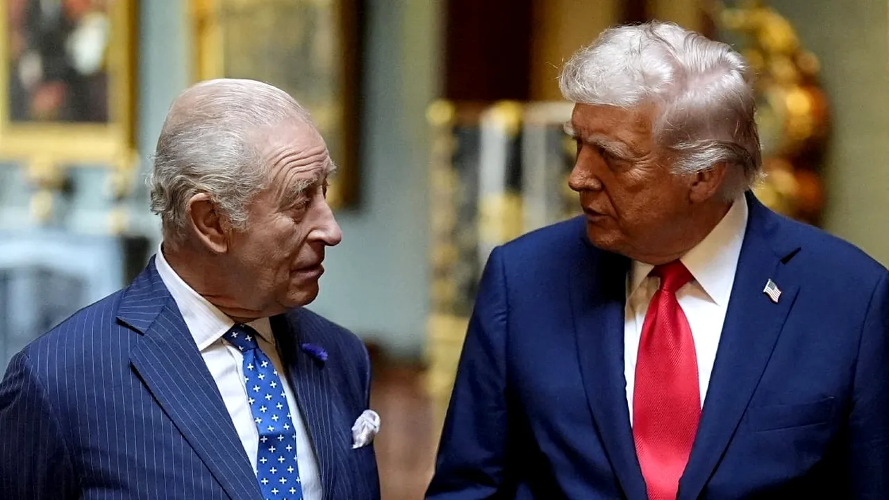 Surpriza de proporții pe care a avut-o Regele Charles înainte de vizita în SUA. Americanii au arborat steagul altei țări. Despre ce drapel este vorba