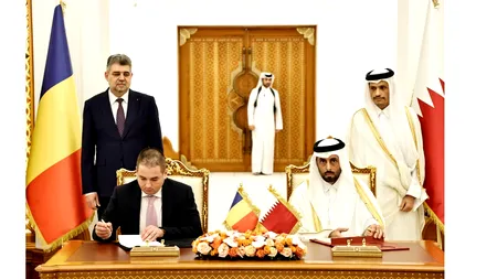 Marcel Ciolacu, la întâlnirea cu șeicul și premierul Qatarului:  ,,Am venit cu proiecte concrete în valoare totală de 15 miliarde de euro