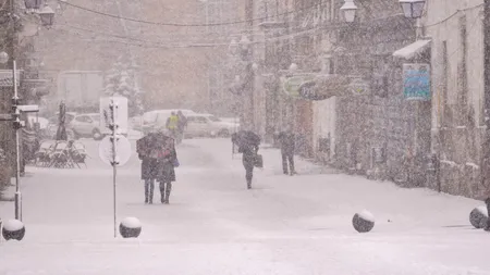 Iarna își intră în drepturi. Ninsori și ger în mai multe regiuni din țară. Care sunt zonele vizate