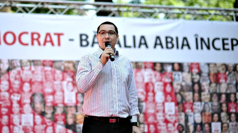 Ponta: Dacă USL nu obține majoritatea, în mod sigur nu voi mai rămâne prim-ministru. Ce îi răspunde premierul lui MRU