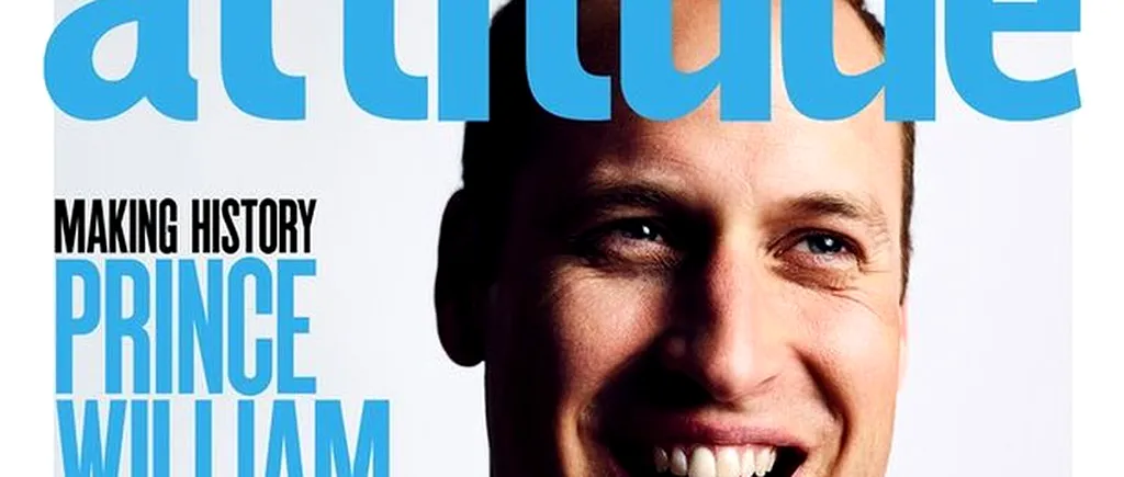 Prințul William apare pe coperta unei reviste gay