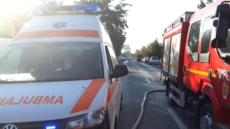 Accident între un autocar cu 26 de persoane și un autoturism, în Bihor 