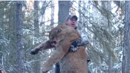 A ucis PUMA cu mâinile GOALE. Un alergător american S-A LUPTAT cu animalul care l-a atacat în munți