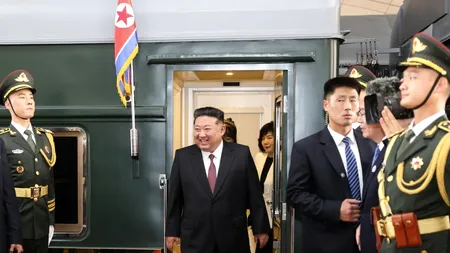 După o călătorie cu trenul blindat, Kim Jong Un a sosit la BEIJING, însoțit de fiica sa, 