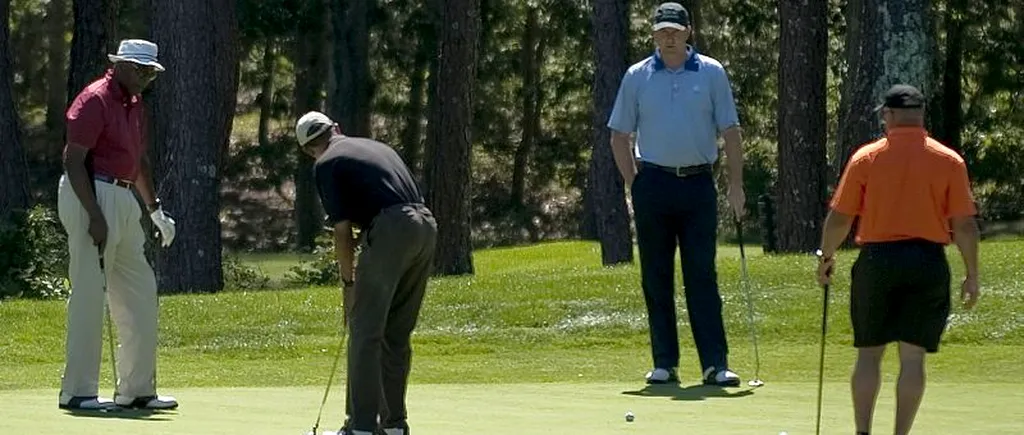 Obama, criticat pentru că juca golf și râdea după ce vorbise despre decapitarea lui James Foley