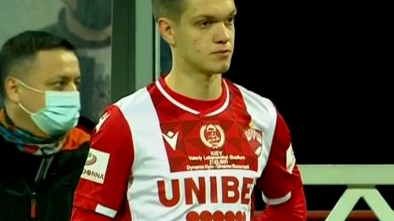 Nepotul regretatului Cătălin Hîldan a debutat la prima echipă a lui Dinamo