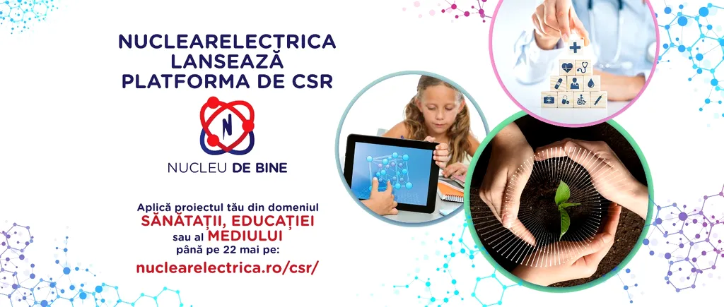 SN Nuclearelectrica SA lansează Platforma CSR “Nucleu De Bine”