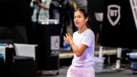 Turneul „Transylvania Open”, care începe luni la Cluj-Napoca, se joacă fără public. Spectatorii au putut s-o vadă pe Emma Răducanu doar la antrenamente (FOTO-VIDEO)