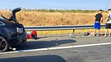 ACCIDENT cu patru mașini și un TIR pe Autostrada Soarelui. Au fost implicate 18 persoane, iar traficul a fost deviat