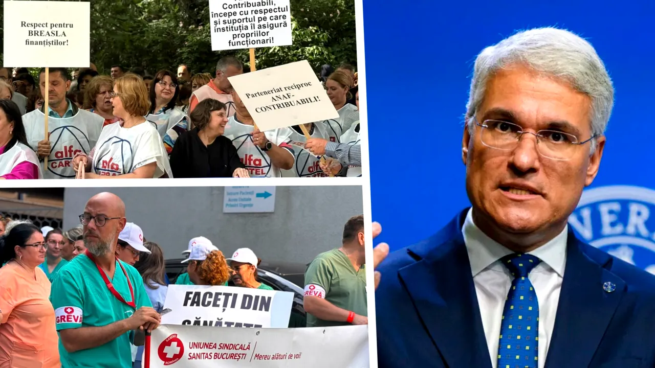 Greva generală paralizează România. Sute de spitale blocate. Angajații din sănătate, ANAF, Ministerul de Finanțe și Autoritatea Vamală își întrerup activitatea