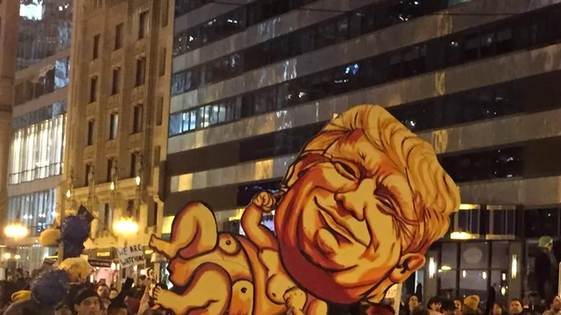 Protestele față de alegerea lui Trump continuă: 1000 de oameni au ieșit în stradă la New York 

