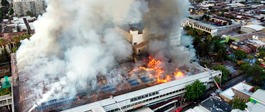 Un incendiu major a izbucnit într-un spitalul Covid din Chile: 350 de pacienţi au fost evacuaţi. Nu s-au raportat victime