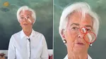 Christine Lagarde își anunță plecarea din fruntea Băncii Centrale Europene cu fața acoperită de plasturi. Cum explică apariția controversată