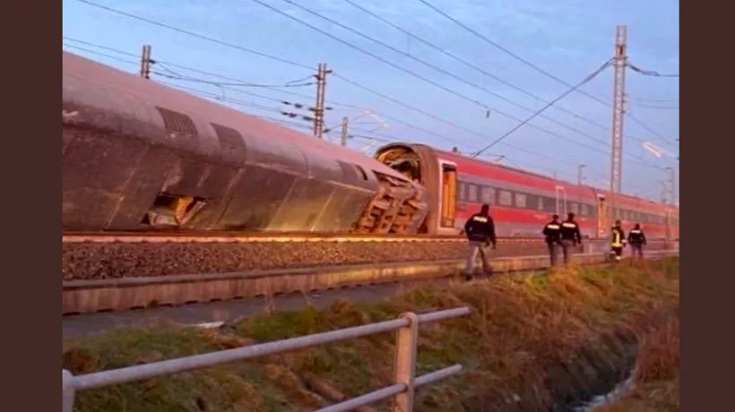 UPDATE: Două persoane au murit în urma deraierii unui tren în Italia / Anunțul MAE despre posibile victime de origine română