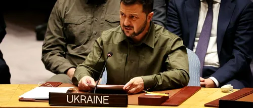 Volodimir Zelenski denunță ineficiența Națiunilor Unite și vrea retragerea trupelor ruse de pe teritoriul Ucrainei