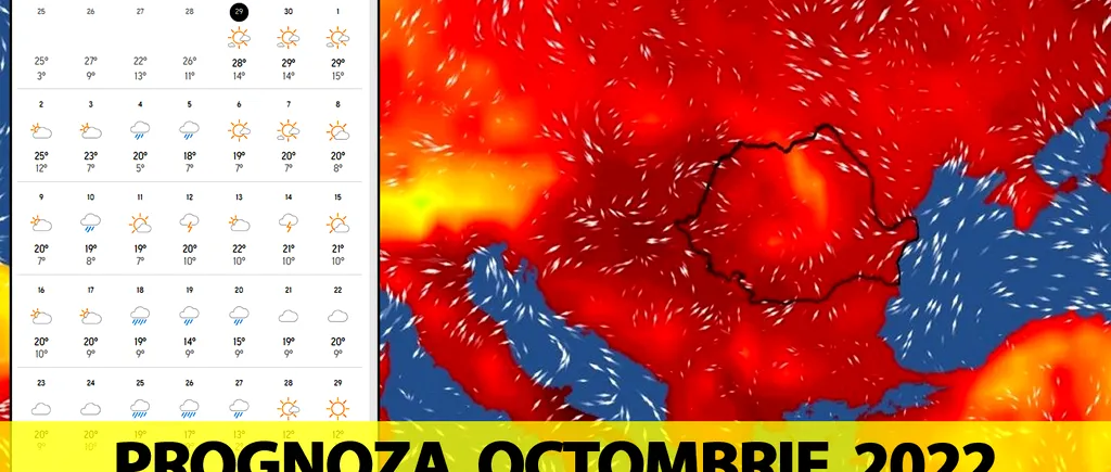 Meteorologii Accuweather anunță o lună octombrie cum nu prea a mai fost în România. Temperaturi bizare în București, Iași și Constanța