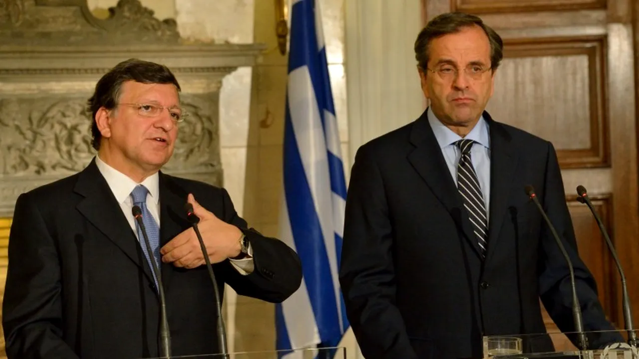 Jose Manuel Barroso a mers la Atena pentru a apăra zona euro. 