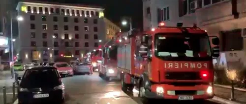 Incendiu la un apartament din zona Piața Amzei. Au fost evacuate nouă persoane