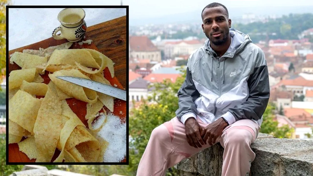 Cum a reacționat brazilianul din imagine, după ce i s-a dat să mănânce șorici, pentru prima dată