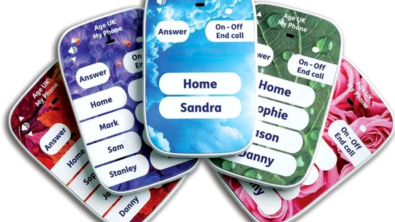 Telefonul mobil pentru bătrâni: un singur buton în loc de agendă telefonică