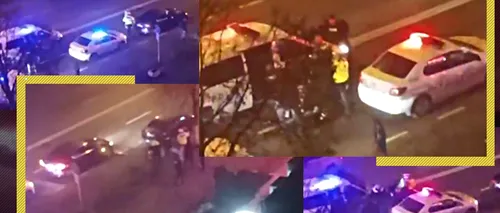 VIDEO: Scandal la Poliția Ialomița. Un agent de la Rutieră, suspectat că a lovit cu pumnii și picioarele trei bărbați încătușați. Întreaga scenă a fost filmată