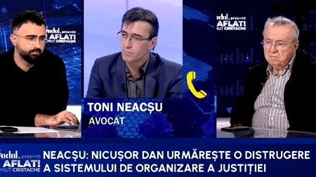 Avocatul Toni Neacsu, atac dur la președinte: Nicușor Dan urmărește o distrugere a organizării sistemului de justiție