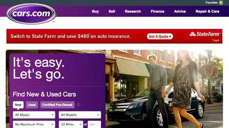 Site-ul cars.com a fost scos la vânzare, pentru 3 miliarde de dolari
