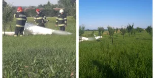 VIDEO | Un planor s-a PRĂBUȘIT lângă un aerodrom din județul Bihor. Pilotul nu a mai putut fi salvat