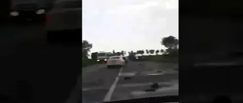 Carnagiu rutier pe E85, între Buzău şi Râmnicu Sărat, cu cinci victime - VIDEO