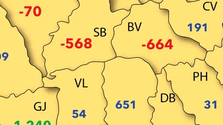 RECTIFICARE BUGETARĂ. Cum a împărțit Guvernul banii din TVA către județele din România. Unde s-au alocat cele mai mari sume