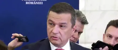 VIDEO | Sorin Grindeanu afirmă că ministrul Apărării are susținerea PSD și după incidentul dronei prăbușite la Plauru