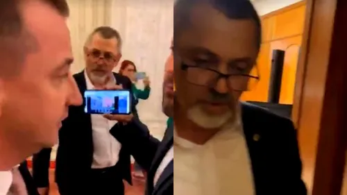 VIDEO Dumitru Focșa (AUR), scandal cu Alfred Simonis (PSD): „Vezi să nu te pocnesc acum!”