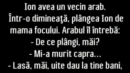 Bancul de miercuri | Capra vecinului