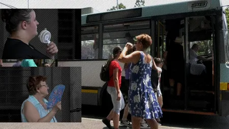 EXCLUSIV VIDEO | Călătorii îndură temperaturi de iad în mijloacele de transport în comun din București. 