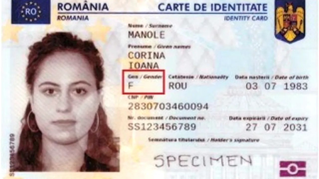Noul buletin electronic are afișat “GEN” în loc de “SEX”. Care sunt explicațiile MAI