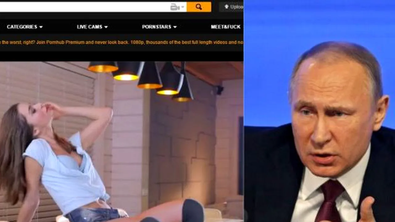 Cenzura din Rusia nu se poate pune cu PornHub. Un videoclip anti-Putin, promovat pe cel mai popular site porno