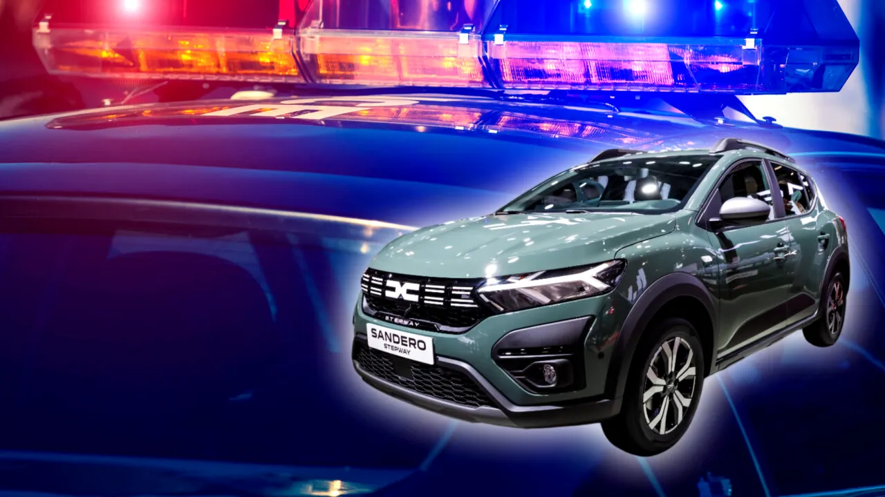 Șofer surprins de radar în timp ce conducea o Dacia Sandero cu 189 km/h, viteză mai mare decât cea maximă din fabrică. Măsurile aplicate de poliție