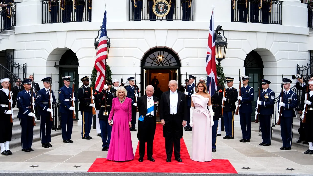 Dineu la Casa Albă în onoarea Regelui Charles. Cum a arătat cea mai elegantă seară, din ultimii 20 de ani, de la reședința președintelui Trump