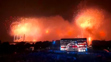 SUA intră în Cartea Recordurilor cu cel mai mare spectacol de artificii din istorie, după discursul lui Trump de Ziua Independenței