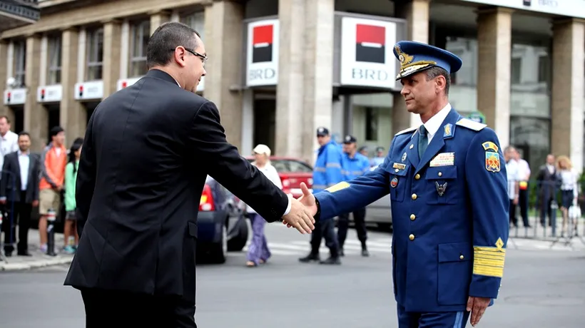 Generalul Ștefan Dănilă va deveni consilierul lui Ponta după ce își predă mandatul de șef al SMG