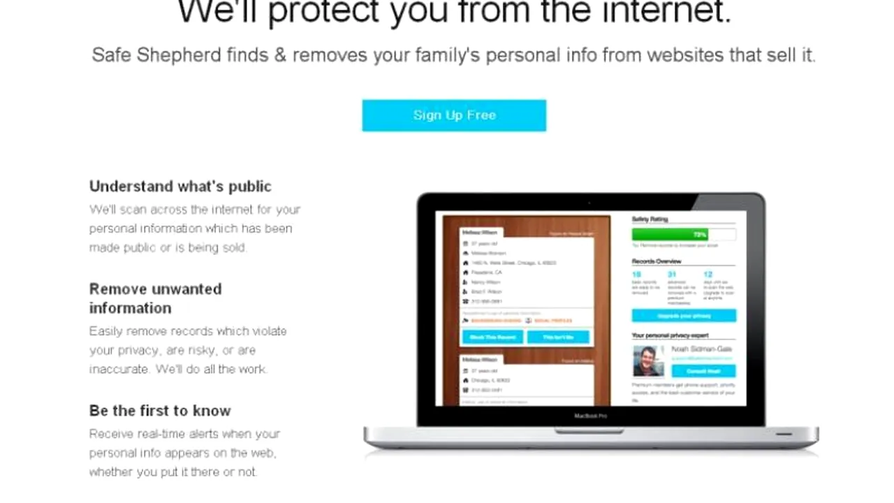 Site-ul care te ajută să ștergi informațiile personale din bazele de date online