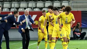 România – Muntenegru, 2-1, la debutul la EURO U19. Selecționerul Ion Marin: „I-am certat în prima repriză”