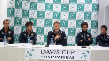 CUPA DAVIS la Brașov. Jan Siemerink, căpitanul-nejucător al echipei Olandei: 