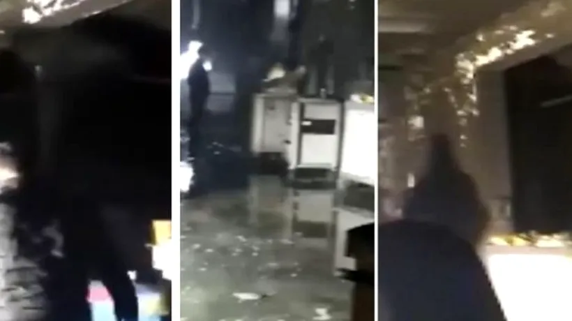 VIDEO. Primele imagini din secţia ATI COVID făcută scrum: Un incendiu devastator a ucis 8 pacienți, într-un spital din Turcia