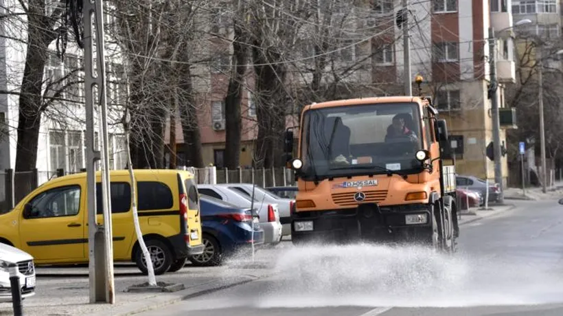 CORONAVIRUS. Străzile din Craiova, dezinfectate cu clor