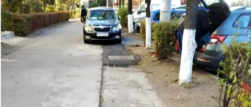 „De mântuială!”. Cum a asfaltat un „DOREL” prahovean această stradă din Ploiești