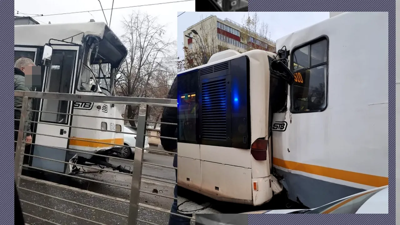 Care este cauza STUPIDĂ care a dus la accidentul de pe „Olteniței”, unde un tramvai a intrat într-un autobuz: „Se va repeta dacă nu se iau măsuri”